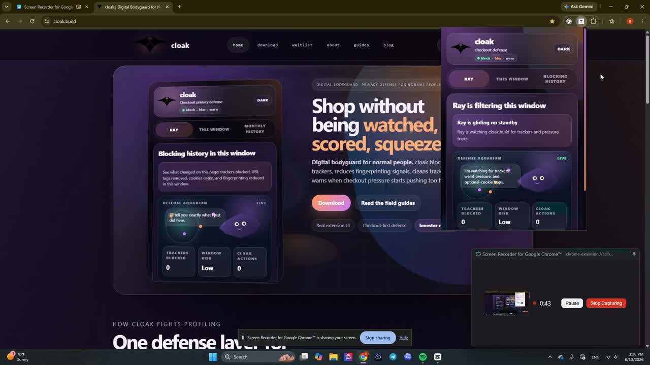 cloak demo video poster